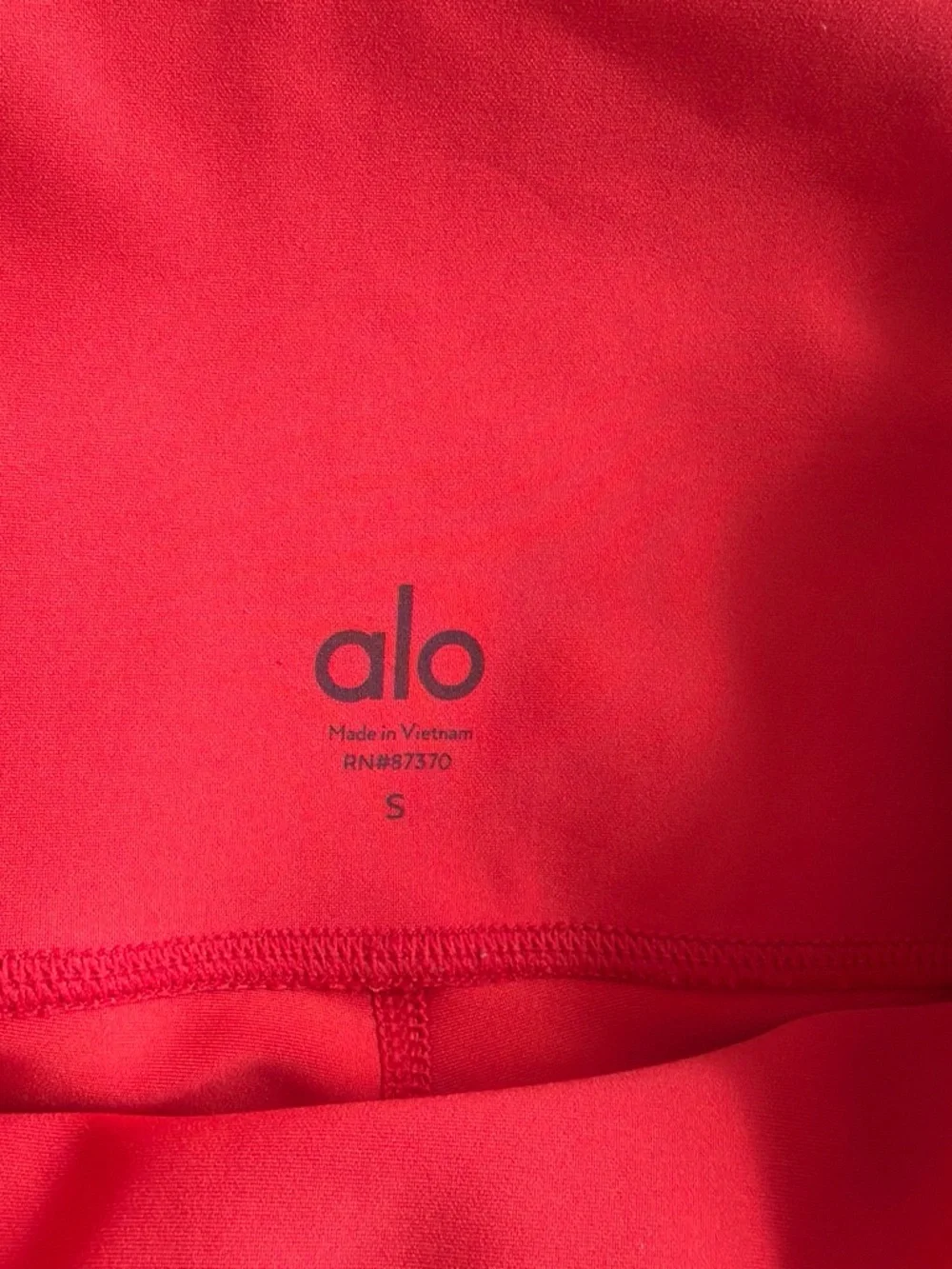 ALO Yoga High-Waist Red Leggings
